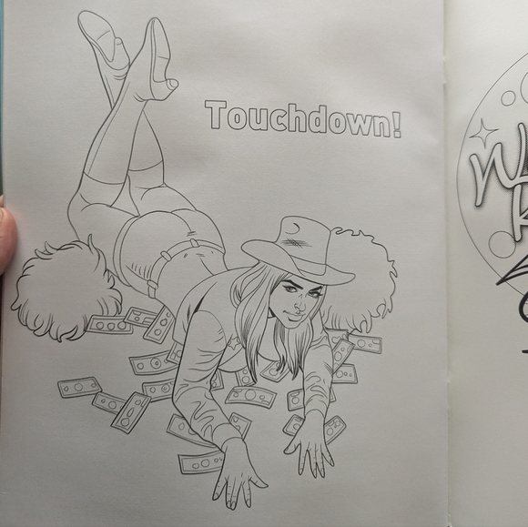 Debbie Does Dallas Adult Coloring Book - Picture 3 of 4